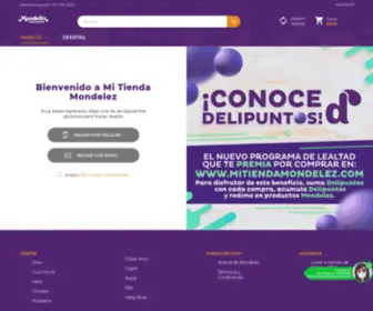 Mitiendamondelez.com(Mi Tienda Mondelez) Screenshot