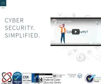 Mitigatecyber.com(Certified Cyber Security Solutions & Strategy) Screenshot