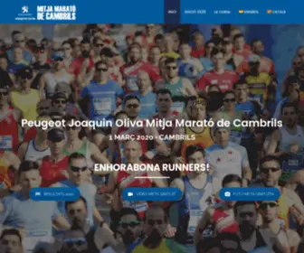 Mitjadecambrils.com(Peugeot Joaquin Oliva Mitja Marató de Cambrils) Screenshot