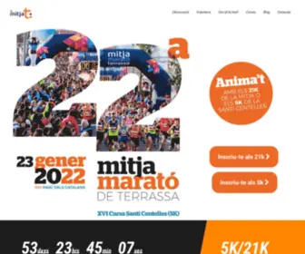 Mitjaterrassa.org(La Mitja Marató ciutat de Terrassa i la Santi Centelles (5 Km)) Screenshot