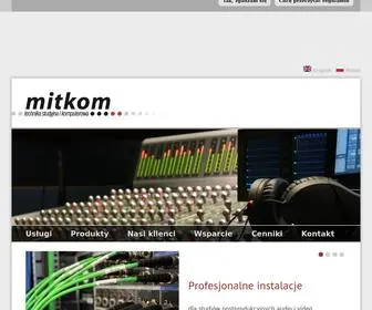 Mitkom.pl(Technika studyjna i komputerowa) Screenshot