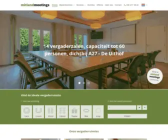 Mitlandmeetings.nl(Vergaderlocatie Utrecht) Screenshot