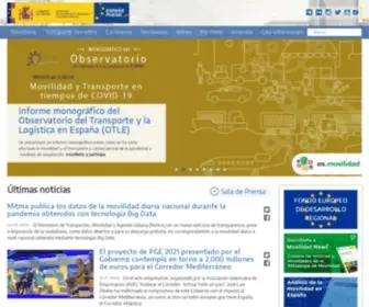 Mitma.es(Ministerio de Transportes y Movilidad Sostenible) Screenshot