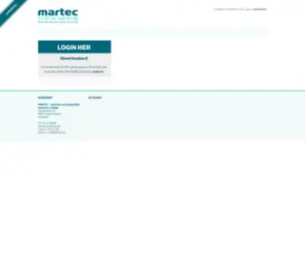 Mitmartec.dk(MARTEC) Screenshot