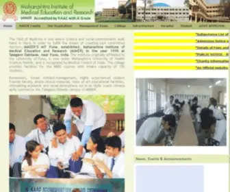 Mitmimer.com(MIMER Medical College Maharashtra Institute of Medical Education & Research) Screenshot