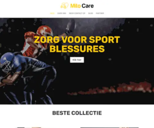 Mitocare.be(Mito care) Screenshot