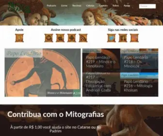 Mitografias.com.br(Mitologias, lendas, história, psicologia e muito mais) Screenshot