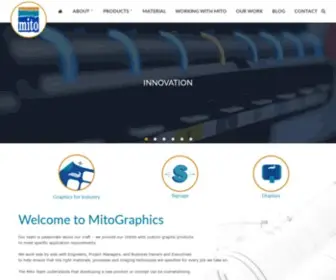 Mitographics.com(Custom Graphics & Signage Solutions) Screenshot