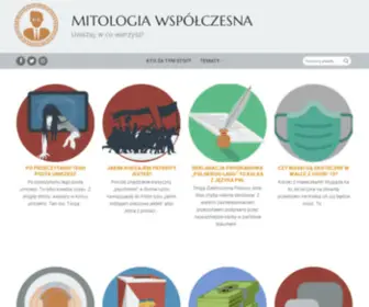 Mitologiawspolczesna.pl(Mitologia Współczesna) Screenshot