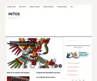 Mitos-Mexicanos.com(Mitos y Leyendas Mexicanas) Screenshot