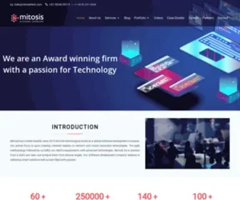 Mitosistech.com(Custom Software Development Company in India) Screenshot