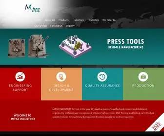 Mitragroupindia.com(Mitra Industries) Screenshot