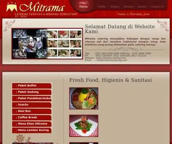 Mitramacatering.com(CATERING SERVICES & WEDDING CONSULTANT) Screenshot