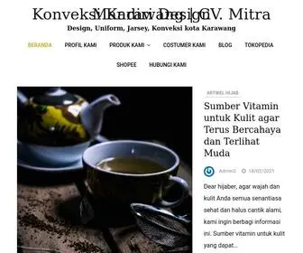 Mitramandiridesign.co.id(Home Konveksi Karawang) Screenshot