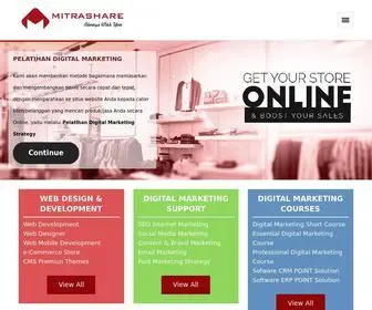 Mitrashare.com(Digital Marketing Agency Jakarta) Screenshot