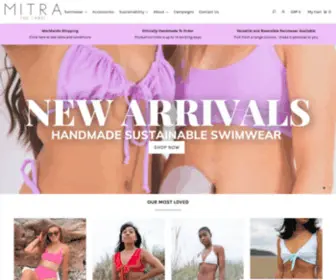 Mitrathelabel.com(Mitra The Label) Screenshot