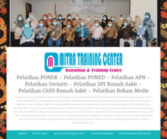 Mitratrainingcenter.com(Pelatihan Rumah Sakit) Screenshot