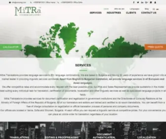 Mitratranslations.com(Mitra Translations) Screenshot