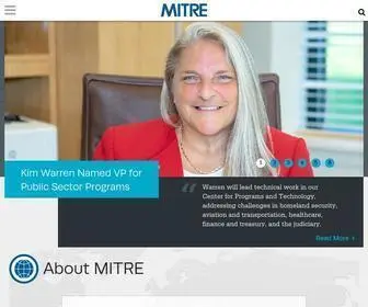 Mitre.org(Solving Problems for a Safer World) Screenshot
