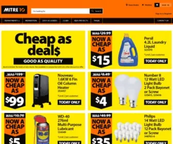 Mitre10Mega.co.nz(Mitre 10) Screenshot