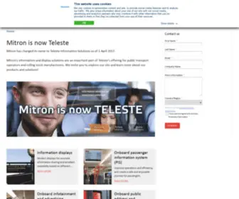 Mitron.fi(Mitron is now Teleste) Screenshot