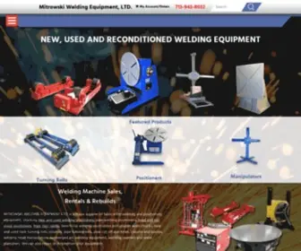 Mitrowskiwelding.com(New & Used Welding Machine Sales) Screenshot