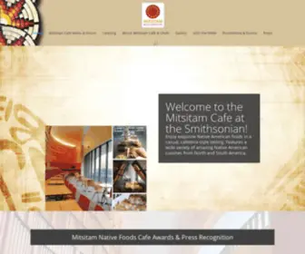 Mitsitamcafe.com(Mitsitam Native Foods Cafe at the Smithsonian National Mall) Screenshot