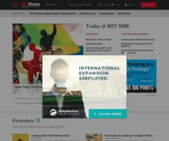 Mitsmr.com(MIT Sloan Management Review) Screenshot