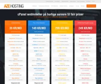 Mitspace.dk(CPanel/WHM Hosting) Screenshot