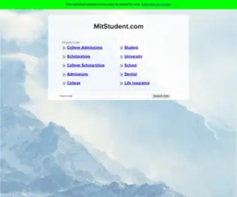 Mitstudent.com(Mitstudent) Screenshot