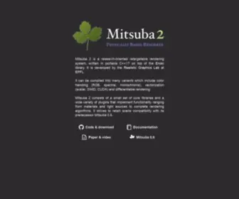 Mitsuba-Renderer.org(Mitsuba 2) Screenshot