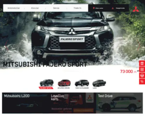 Mitsubishi-Cars.az(Əsas) Screenshot