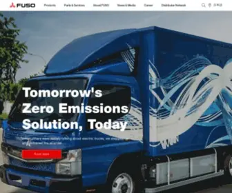 Mitsubishi-Fuso.com(三菱ふそうトラック・バス株式会社) Screenshot