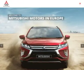 Mitsubishi-Motors-Europe.com(Mitsubishi Motors Europe) Screenshot
