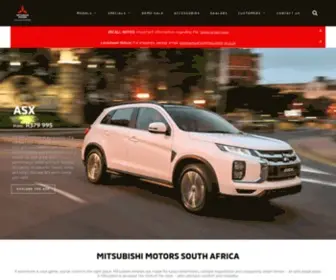 Mitsubishi-Motors.co.za(Mitsubishi Motors South Africa) Screenshot