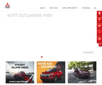 Mitsubishi-Motors.cz(Mitsubishi Motors Česká republika) Screenshot