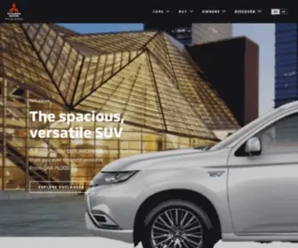 Mitsubishi-Motors.qa(Mitsubishi Motors Qatar Official Website) Screenshot