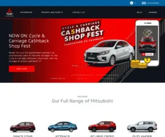 Mitsubishicars.com.sg Screenshot