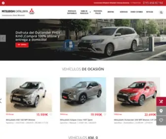 Mitsubishicatalunya.es(Mitsubishi Catalunya) Screenshot