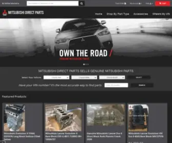 Mitsubishidirectparts.com(Mitsubishi Direct Parts) Screenshot