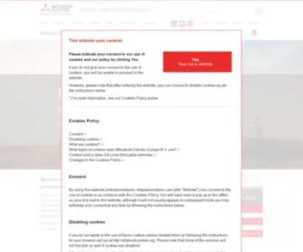 Mitsubishielectric-Displaysolutions.com(Mitsubishi Electric) Screenshot
