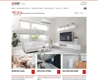 Mitsubishielectric.ca(Mitsubishi Electric Sales Canada Inc) Screenshot