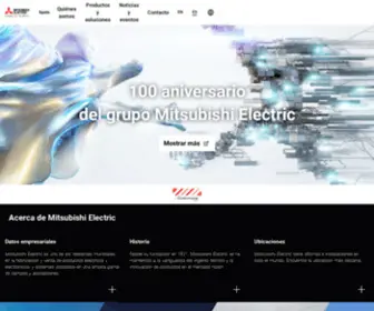 Mitsubishielectric.es(MITSUBISHI ELECTRIC Espa) Screenshot