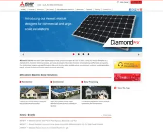 Mitsubishielectricsolar.com(Mitsubishi Electric) Screenshot