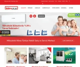 Mitsubishiklima.com.tr(Klimplus Mitsubishi Klima Yetkili Sat) Screenshot