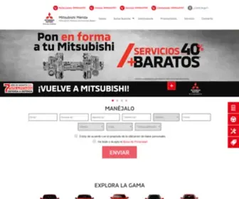 Mitsubishimerida.com.mx(Bienvenido) Screenshot