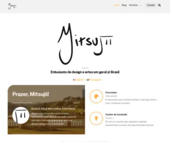 Mitsujii.com(Compartilhando experiências e transformando ideias em comunicação) Screenshot