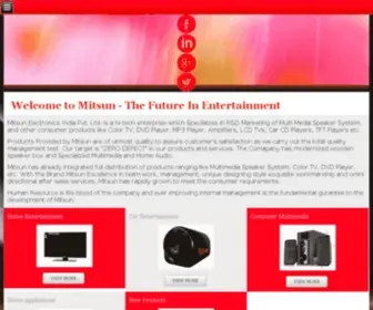 Mitsun.co.in(The future in entertainment # Electronics india # Multi Media Speaker System india # Color TV # DVD Player india # mP3 Player # Amplifiers # LCD TV # Car CD Players india # TFT Players india # Home Audio india # Home Audio chennai # dvd home t) Screenshot