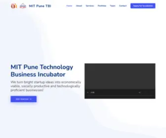 Mittbi.org(MIT Pune Technology Business Incubator) Screenshot