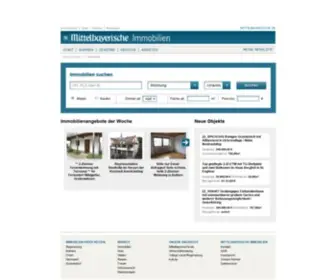 Mittelbayerische-Immobilien.de(Startseite) Screenshot